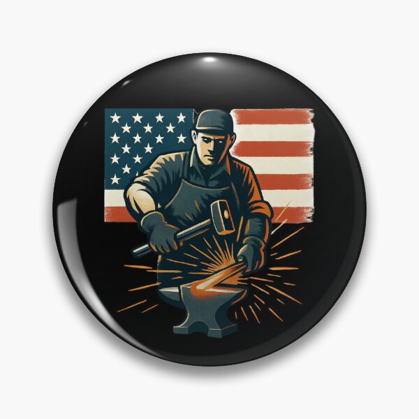 Item preview, Freedom Forge American Flag Metalsmith Art designed and sold by Virelo.