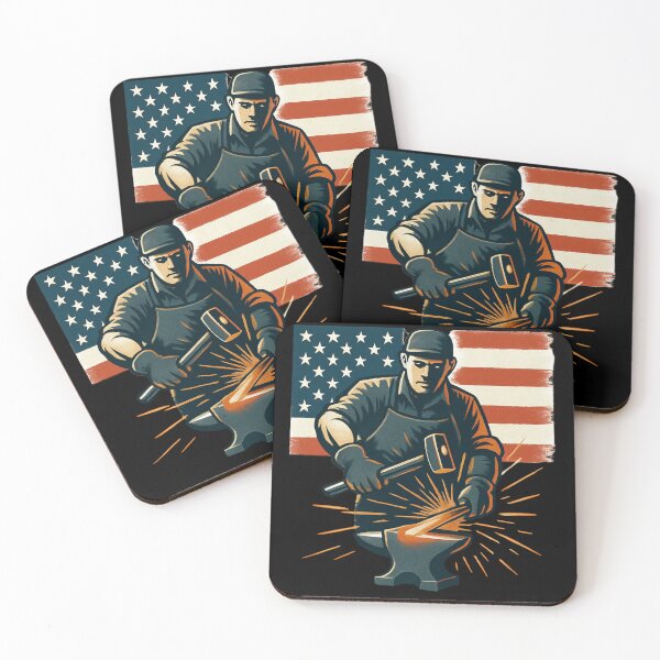 Item preview, Freedom Forge American Flag Metalsmith Art designed and sold by Virelo.