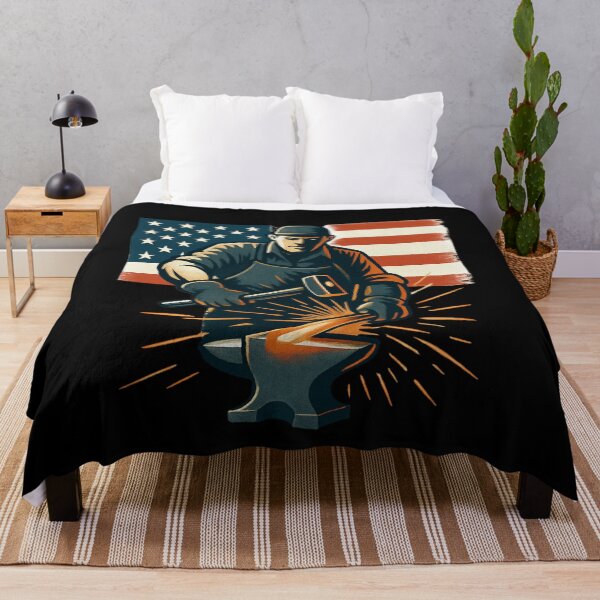 Item preview, Freedom Forge American Flag Metalsmith Art designed and sold by Virelo.