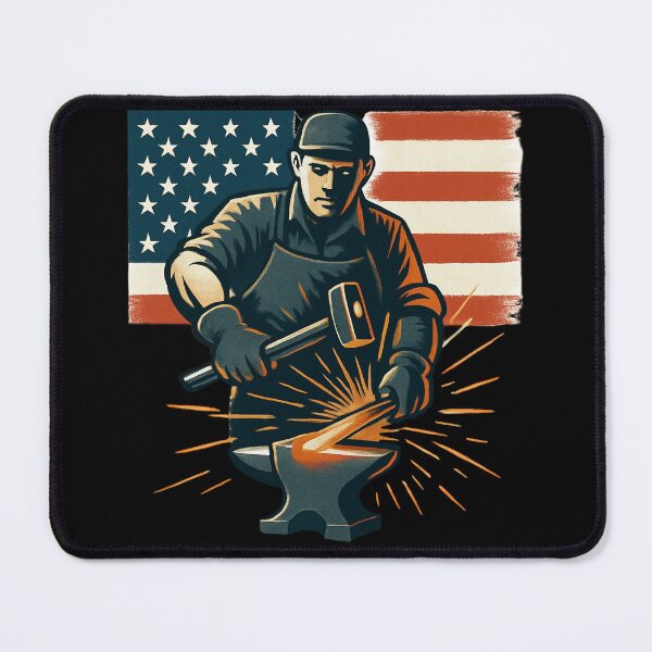 Item preview, Freedom Forge American Flag Metalsmith Art designed and sold by Virelo.