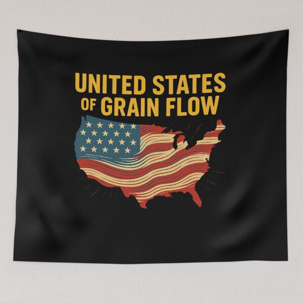 Item preview, United States Of Grain Flow Gift For Patriot designed and sold by Virelo.