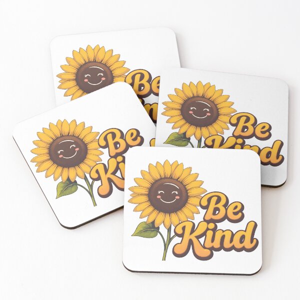 Item preview, Vintage Be Kind Sunflower Illustration – Retro Positive Art designed and sold by PrithviApparels.