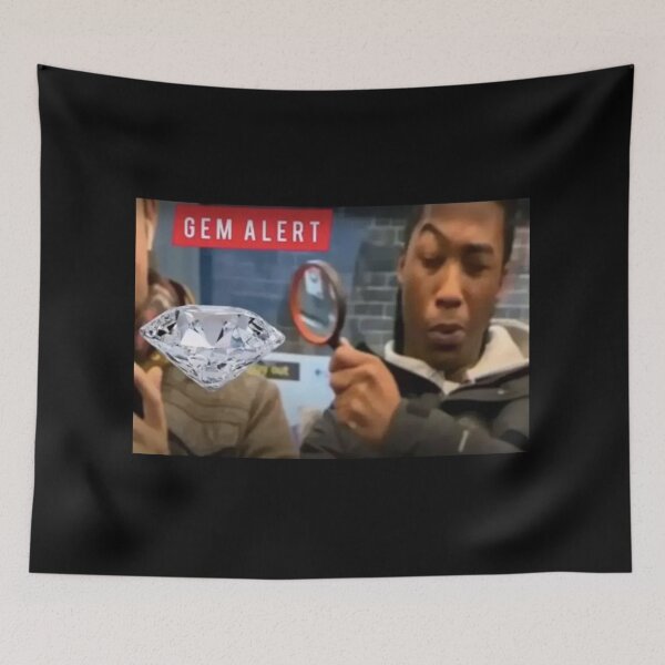 Item preview, Gem alert meme reaction designed and sold by cloudzer0000.