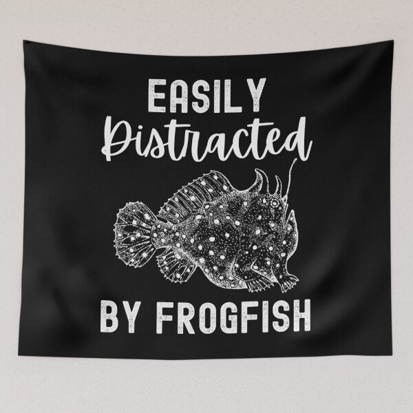 Item preview, Easily Distracted By Frogfish designed and sold by Bilal Zdaik.