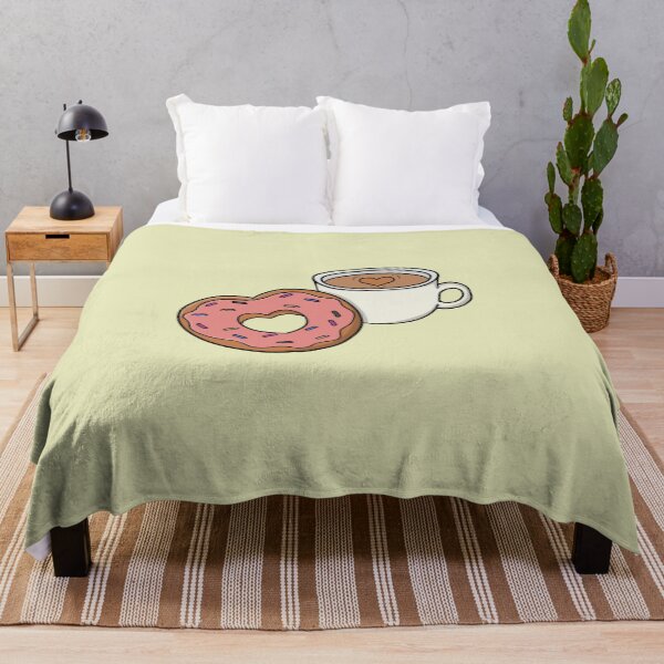 Item preview, Perfect Match Coffee Cup and Heart Donut designed and sold by shopdiego.