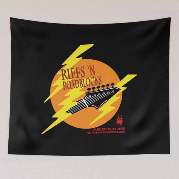 Item preview, Riffs 'N Roadblocks - Camberwell Showtime 2025 designed and sold by Saveyourmoney.