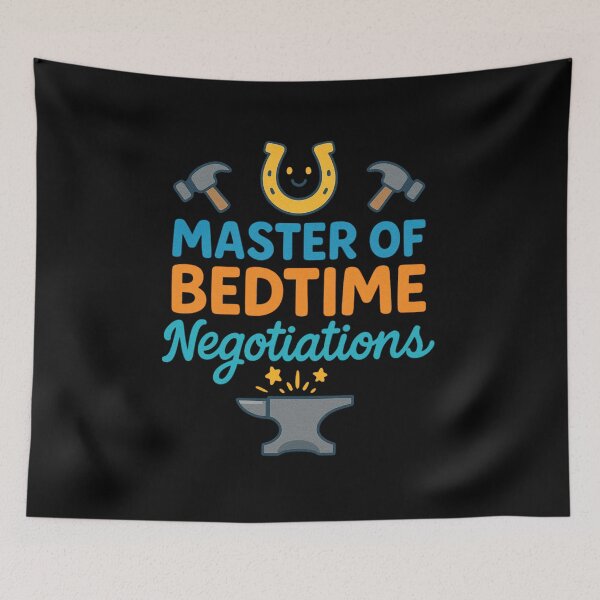 Item preview, Master Of Bedtime Negotiations Father’s Day Gift designed and sold by Virelo.