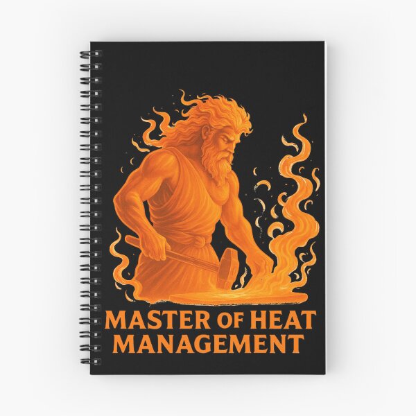 Item preview, Master Of Heat Management Funny Gifts For Blacksmith designed and sold by Virelo.