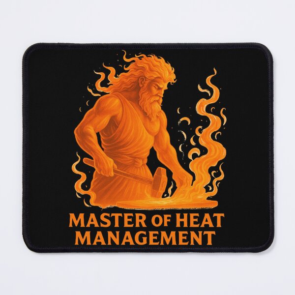 Item preview, Master Of Heat Management Funny Gifts For Blacksmith designed and sold by Virelo.