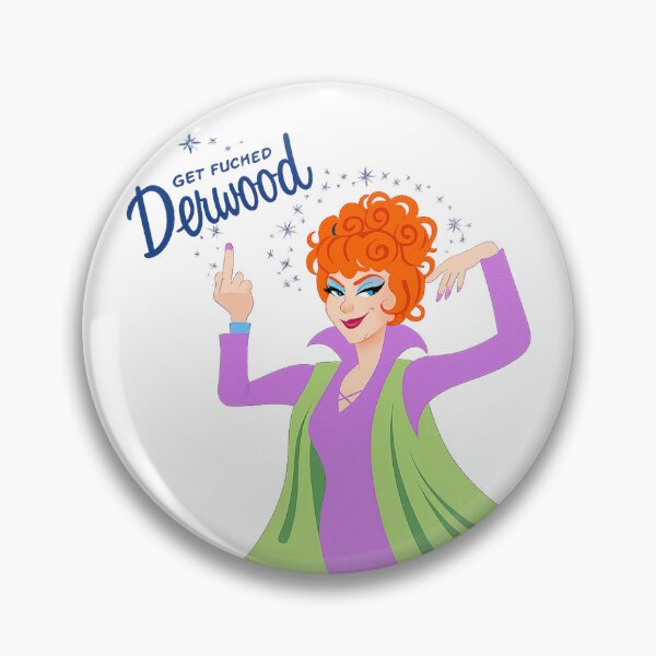 Item preview, Endora Bewitched Sticker | Retro Vintage 60s TV Show | Get Fucked Derwood Funny Quote" designed and sold by PopCultureArtShop.