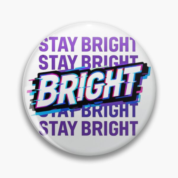 Item preview, Stay Bright Glitch Typography designed and sold by the-dovlat.