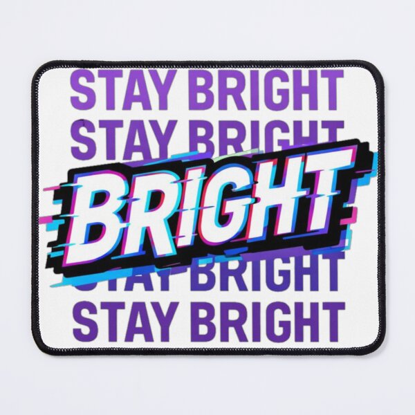 Item preview, Stay Bright Glitch Typography designed and sold by the-dovlat.