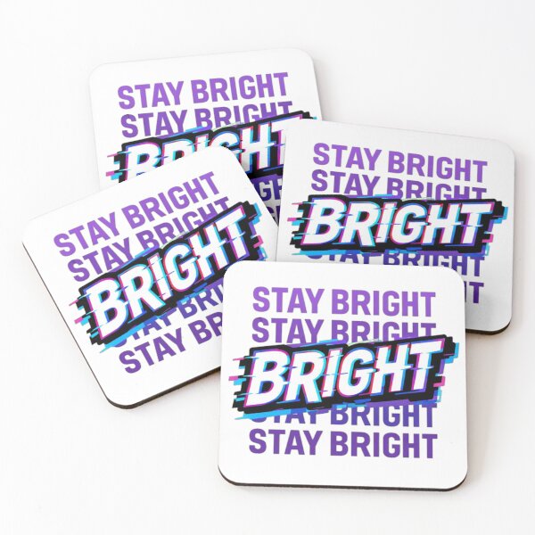 Item preview, Stay Bright Glitch Typography designed and sold by the-dovlat.