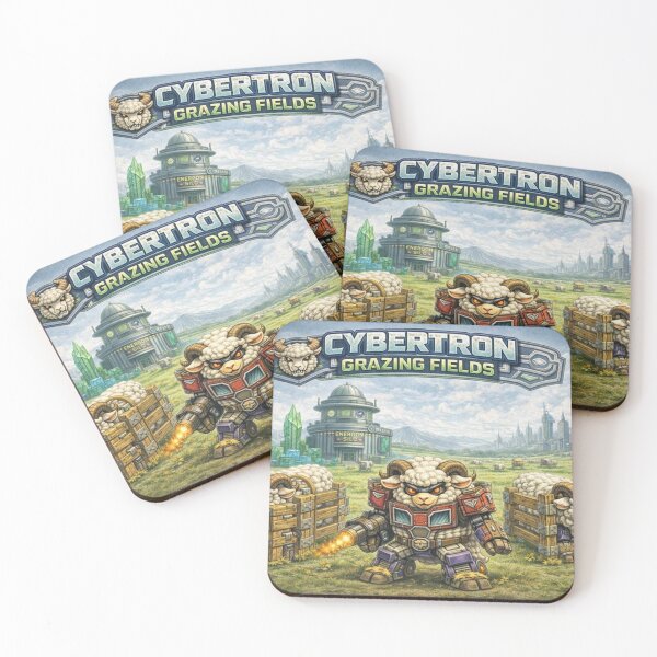 Item preview, MechaSheep: Cyberton Grazing Fields (More Than Meets the Ewe) designed and sold by Thpoar.