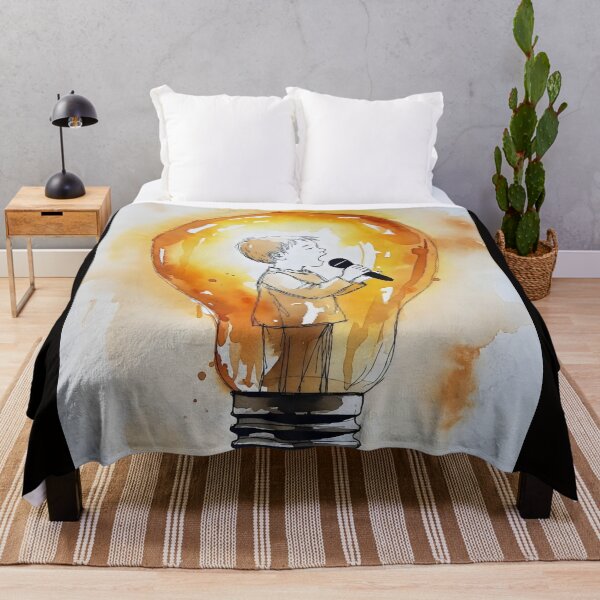 Item preview, Let Your Light Shine Boy Singing Lightbulb Christian Art designed and sold by stylishdzign.
