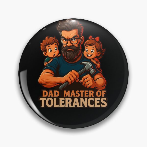 Item preview, Dad Master Of Tolerances Fun Gift For Dad designed and sold by Virelo.