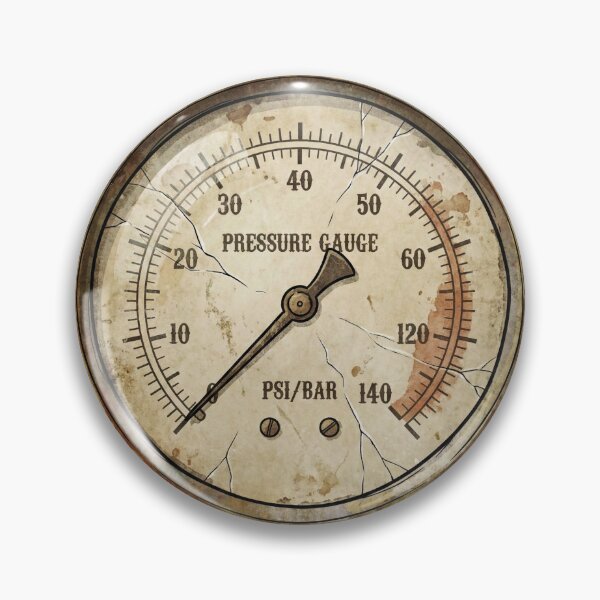 Item preview, Vintage Pressure Gauge designed and sold by pictranoosa.