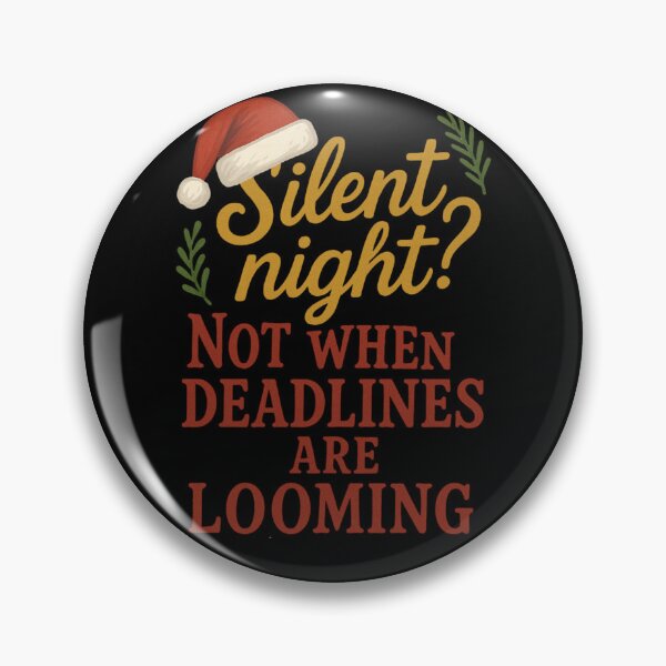 Item preview, Holiday Stress Humor Silent Night Humor  designed and sold by Virelo.