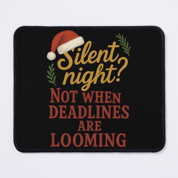 Item preview, Holiday Stress Humor Silent Night Humor  designed and sold by Virelo.