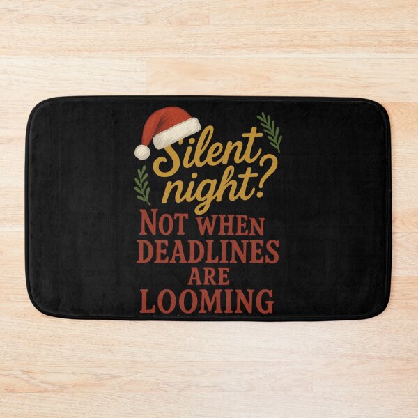 Item preview, Holiday Stress Humor Silent Night Humor  designed and sold by Virelo.