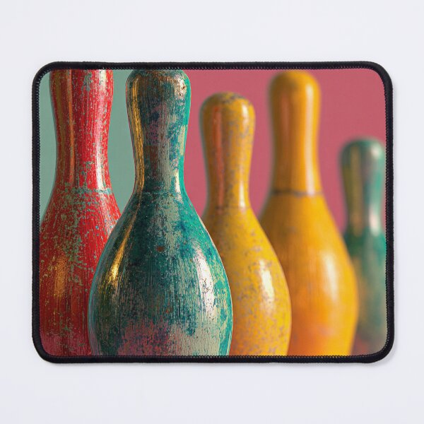 Item preview, Colorful Vintage Bowling Pins designed and sold by Swedeprep.