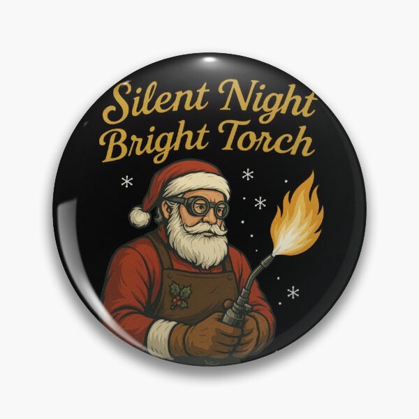 Item preview, Silent Night Bright Torch Metalsmith Christmas Design designed and sold by Virelo.
