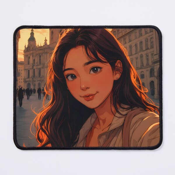 Item preview, Viennese Selfie Joy - 90s Retro Anime Girl Travel Diary designed and sold by JacksoonLester.