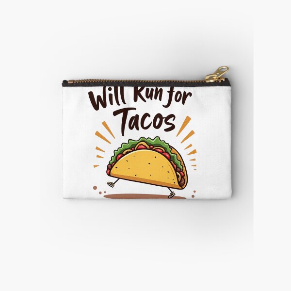 Item preview, Funny Will Run For Tacos Fitness Graphic designed and sold by Posiheal26.