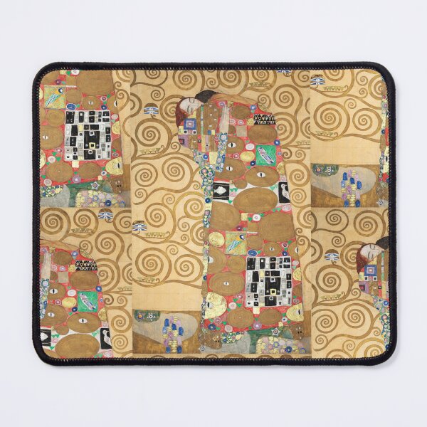 Item preview, Nine Cartoons Fulfillment Lovers by Gustav Klimt: Vienna Secession Art Print designed and sold by artofuniverse.
