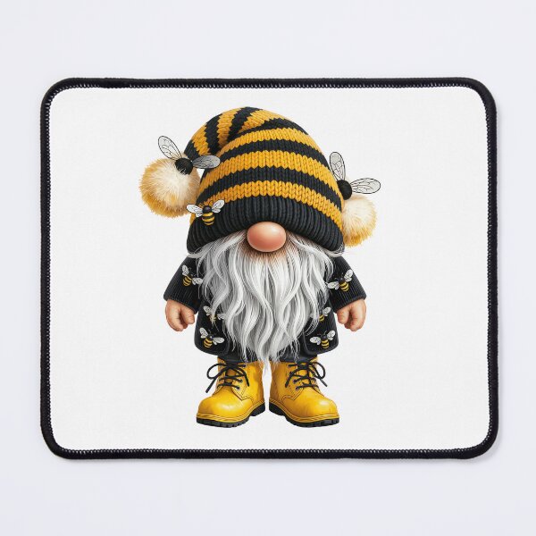 Item preview, Bee-themed Gnome with Yellow Boots designed and sold by jkrphoto.