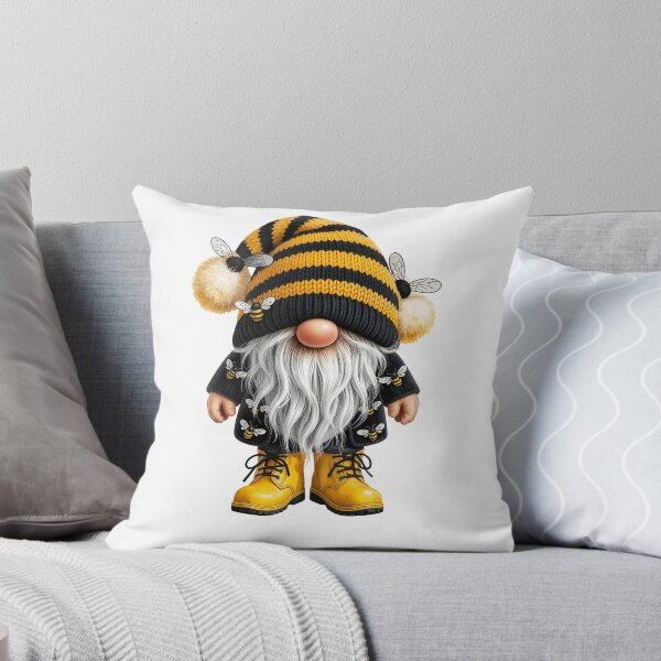 Item preview, Bee-themed Gnome with Yellow Boots designed and sold by jkrphoto.