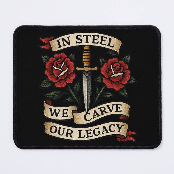 Item preview, In Steel We Carve Our Legacy designed and sold by Virelo.