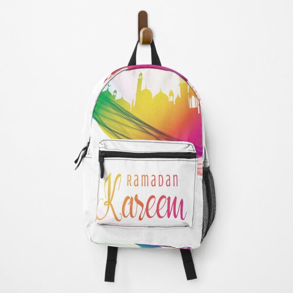 Item preview, Colorful Ramadan Kareem Mosque Silhouette - Rainbow Abstract Art designed and sold by Your Islamic art Co. .
