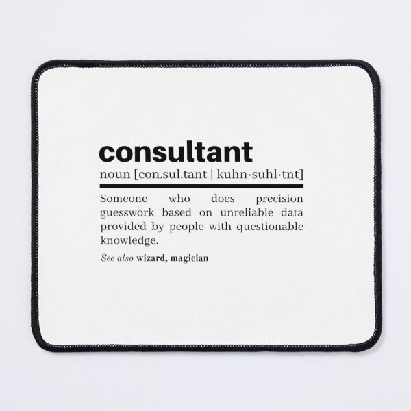 Item preview, Consultant Definition designed and sold by Bilal Zdaik.