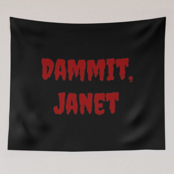 Item preview,  Dammit Janet The Rocky Horror Picture Show designed and sold by Bilal Zdaik.