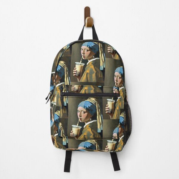 Item preview, Girl with a Drinkable Pearl- Vermeer Art Parody designed and sold by SammyMorry.