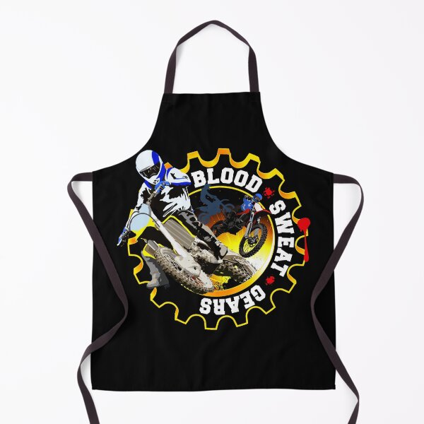 Item preview, Blood Sweat Gears – Motocross Dirt Bike Racing Power Emblem designed and sold by Color4Nature.
