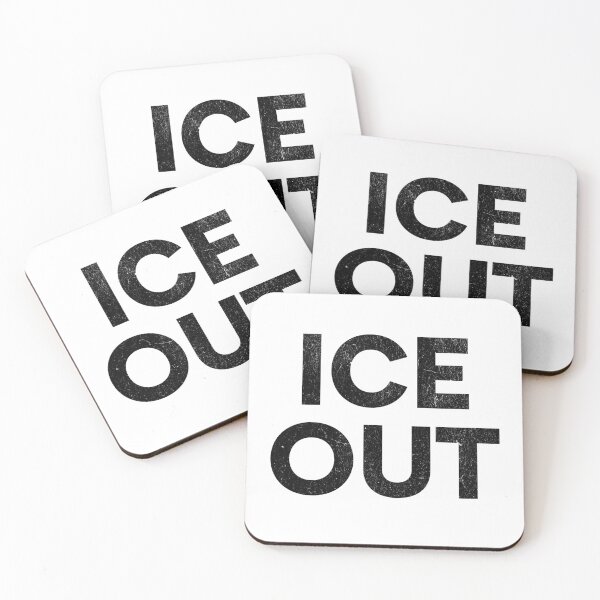 Item preview, ICE OUT Anti-Ice Protest | Aesthetic Grunge Distressed Text designed and sold by RR-Arts.