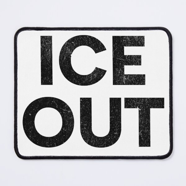 Item preview, ICE OUT Anti-Ice Protest | Aesthetic Grunge Distressed Text designed and sold by RR-Arts.