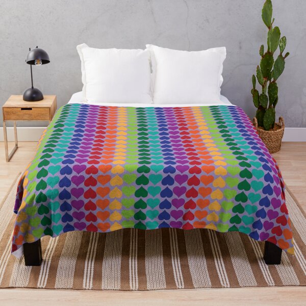 Item preview, Rainbow Hearts on Lavender designed and sold by Digitalmyth's Designs.