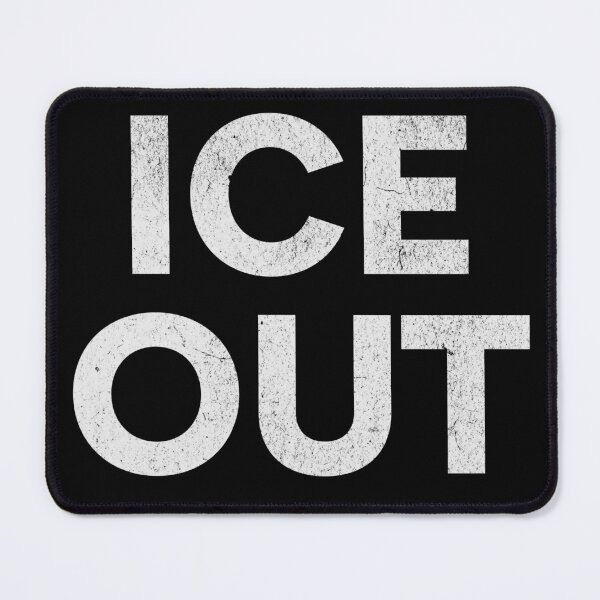 Item preview, ICE OUT Anti-Ice Protest | Aesthetic Grunge Distressed Text designed and sold by RR-Arts.