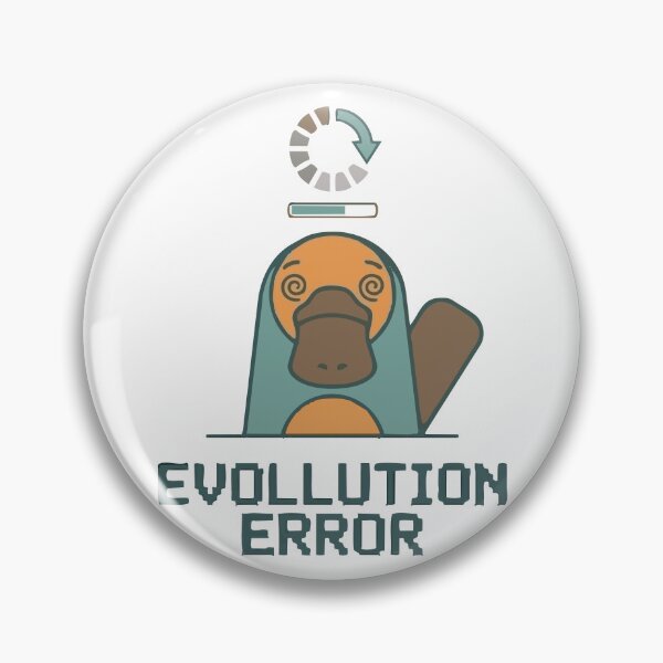Item preview, Evolution Loading Error Funny Platypus Glitch designed and sold by Petzzz.