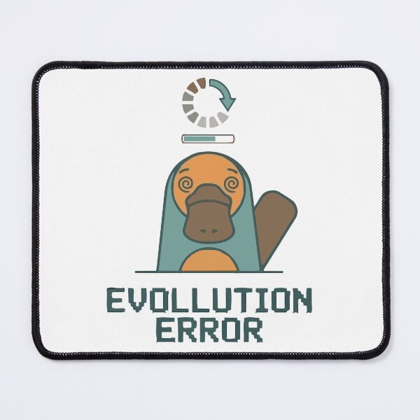 Item preview, Evolution Loading Error Funny Platypus Glitch designed and sold by Petzzz.