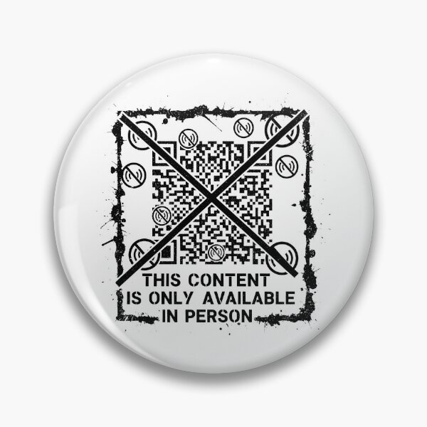 Item preview, Urban Anti-Digital QR Code Street Art designed and sold by SplashTastic.