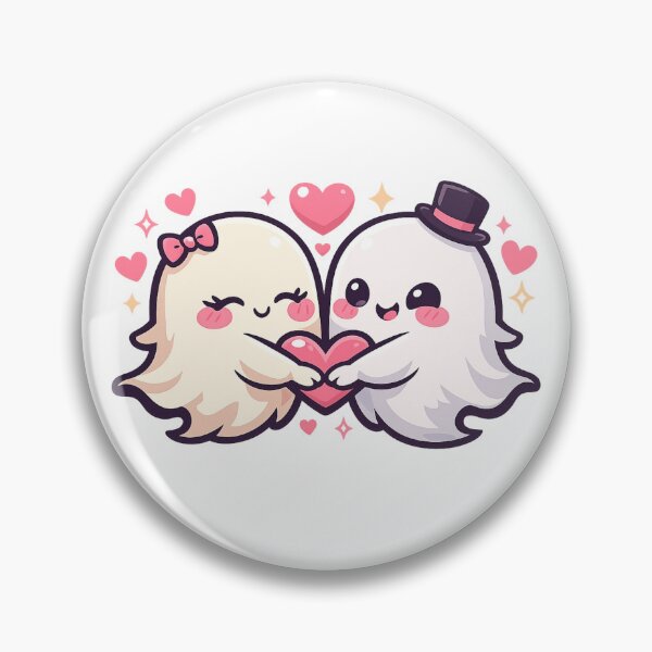 Item preview, Cute Ghost Couple In Love designed and sold by Mix Mood.