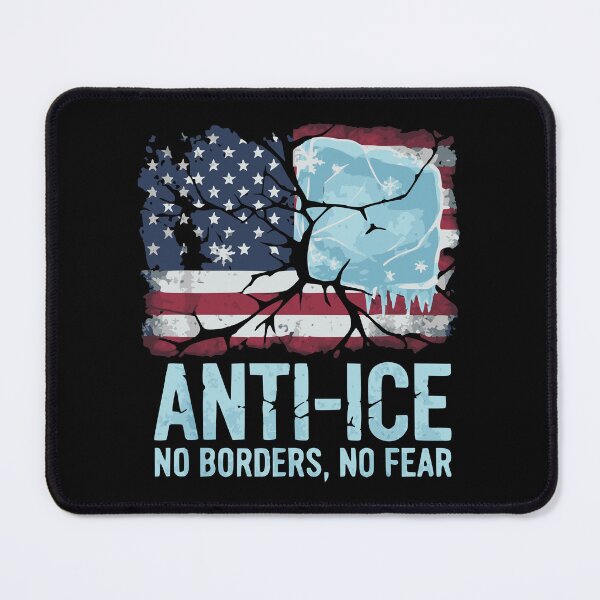 Item preview, Anti-Ice Protest | Frozen US Flag NO Borders No Fear designed and sold by RR-Arts.