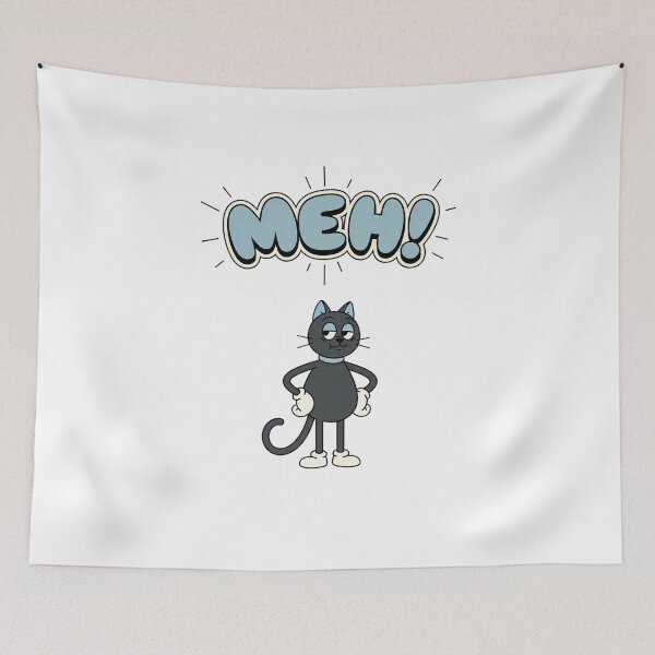 Item preview, Cartoon Cat Saying Meh Graphic designed and sold by Created by Camilla.