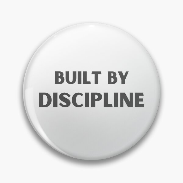 Item preview, Built by discipline motivation design designed and sold by IronMindStudio.