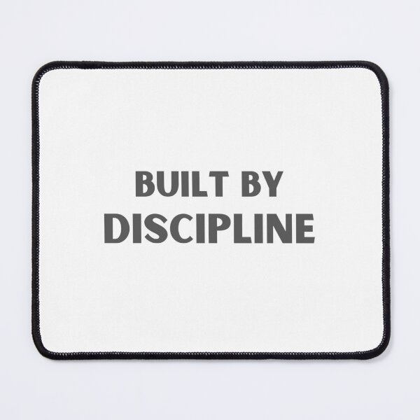 Item preview, Built by discipline motivation design designed and sold by IronMindStudio.