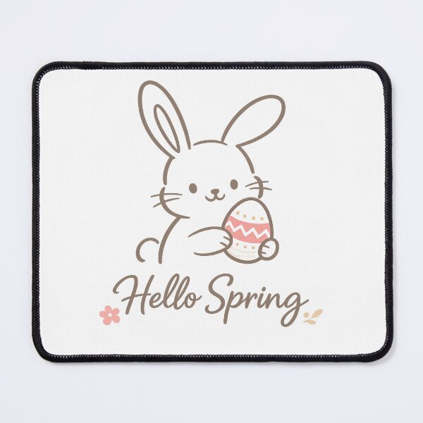 Item preview, Hello Spring Cute Bunny designed and sold by Mix Mood.